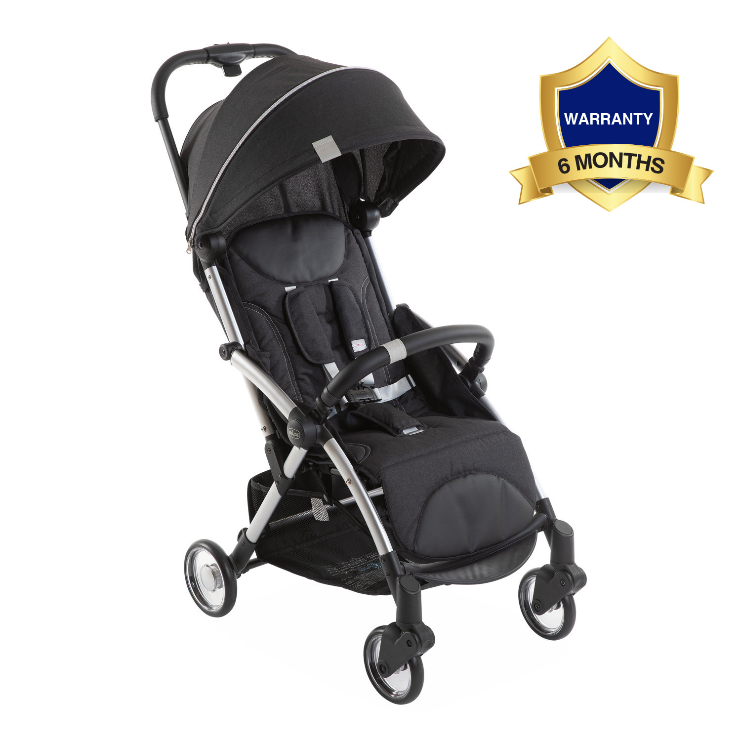 Goody Plus Stroller (Graphite, Black)-Graphite